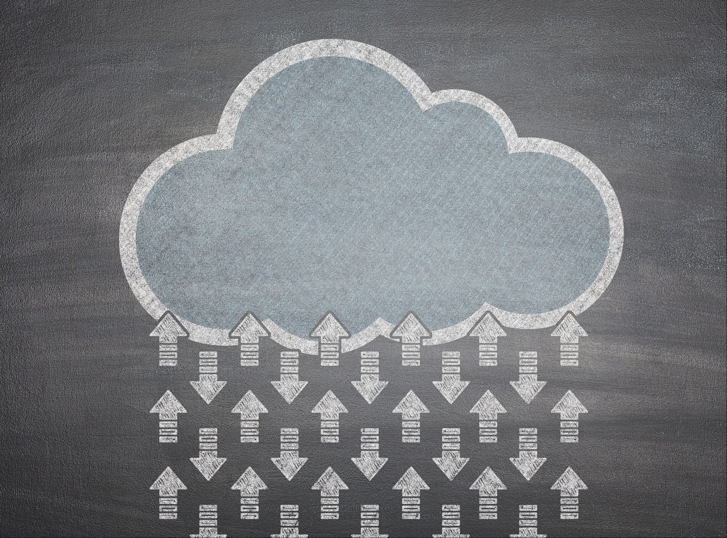  Symbolbild einer Wolke für Cloud Security